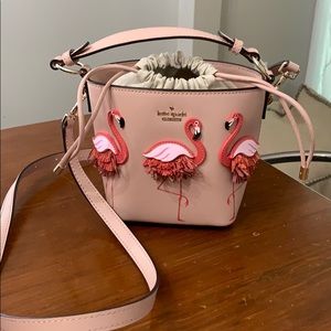 Kate spade flamingo bucket bag